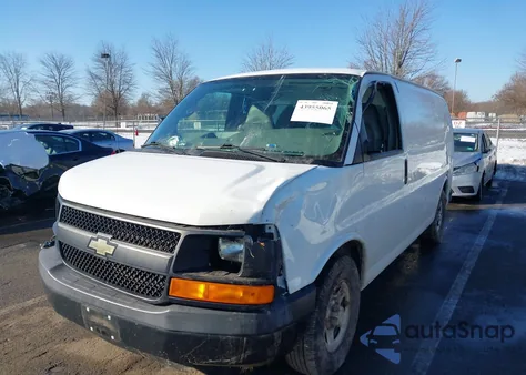 2008 Chevrolet Express Work Van from USA, damaged, VIN 1GCFG15X481140737